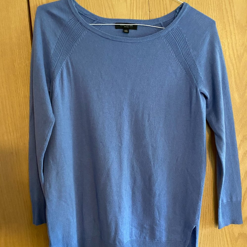 Ann Taylor Blue Sweater